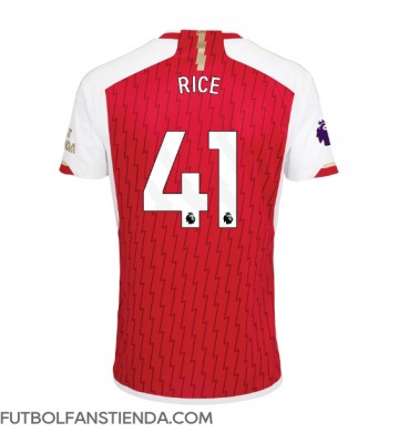 Arsenal Declan Rice #41 Primera Equipación 2023-24 Manga Corta